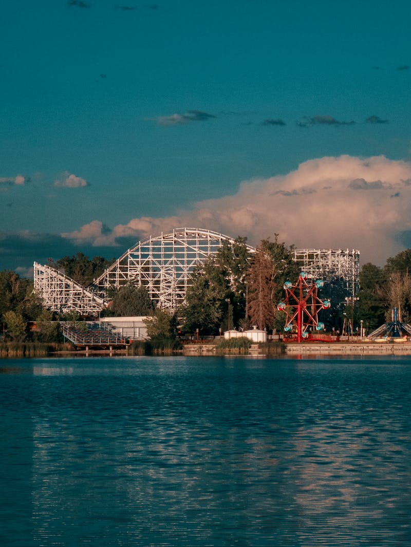 A colorful theme park by the water — just one of many day trips from Vista